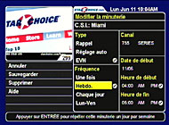 Modifier la minuterie